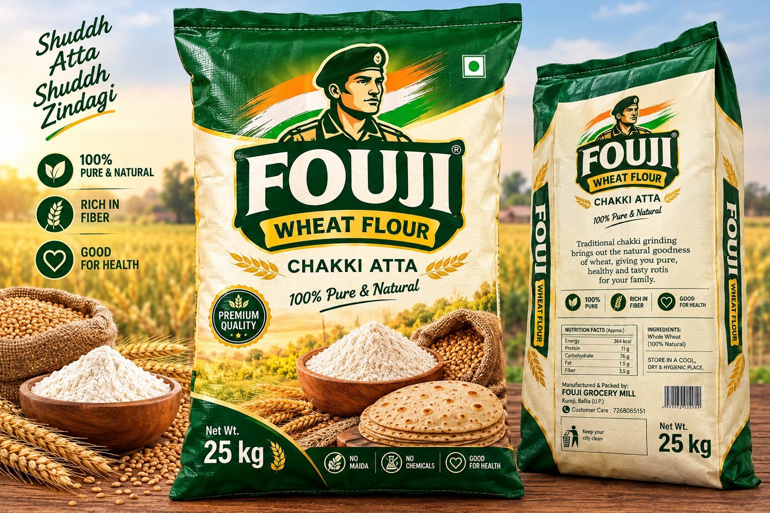 Fouji Wheat Flour 25 kg